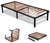 EVERGREENWEB ❤️ Orthopädischer Lattenrost 80x200 Faltbar, 35 cm Hoch, Extra Komfort Holzleisten mit 6 Abnehmbar Füße Verstärkte Rahmen aus Stahl, Klappbarer Bettgestell für alle Betten und Matratzen Bild 2