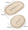 Badteppich Set 2-teilig beige Bild 2