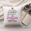 GRAVURZEILE Zierkissen mit Spruch - Für die perfekte Freundin - Geschenk für Freunde - Bild 3