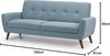 Julian Bowen Monza 3-Sitzer-Sofas, Blau Bild 2