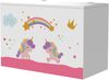 Spielzeugkiste Oleiros Weiß / Lila / Rosa [en. casa] Bild 3