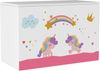 Spielzeugkiste Oleiros Weiß / Lila / Rosa [en. casa] Bild 5