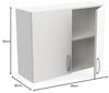 Nova 245196 A0 Schrank Anhänger, (HBT)60 x 80 x 30 cm , weiß Bild 3