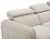 Vente-unique - Ecksofa mit Schlaffunktion und Hocker - Stoff - Beige - BALOTIA Bild 5