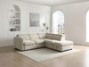 Vente-unique - Ecksofa mit Schlaffunktion und Hocker - Stoff - Beige - BALOTIA Bild 2