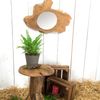 DESIGN DELIGHTS Wandspiegel WANDSPIEGEL "TIKO", 40 cm, Massivholz Wurzelholz Spiegel Bild 3