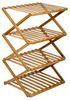 Bo-Camp Stoffschrank Camping Regal Fitzroy Faltschrank Faltregal Möbel Bambus Holz Faltbar Bild 4