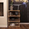 Bo-Camp Stoffschrank Camping Regal Fitzroy Faltschrank Faltregal Möbel Bambus Holz Faltbar Bild 2