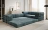 Luxusbetten24 Sofa Designer Sofa Lazy L closed, in Cord - Ottomane bei Montage frei wählbar Bild 5