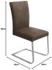Komfort & Wohnen Stuhl Esszimmerstuhl Freischwinger Schwingstuhl 46 x 98 x 60 cm Sand Bild 2