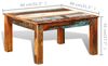 vidaXL Couchtisch Quadratisch Altholz 240959 Bild 2