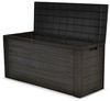 2x Gartenkissenbox Holzoptik Gartentruhe Auflagenbox Kissenbox Aufbewahrungsbox Bild 2