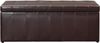 Vente-unique - CONCIERTO Sitzbank Kunstleder Braun - B 49 cm x H 49 cm x L 130 cm Bild 4
