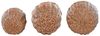 Set mit 3 Blumentöpfen AUCUBA PE Rattan 26 34 44 cm Hellbraun Bild 4