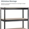 Schulte Schwerlast- Steckregal Blackline 1800x1000x350mm mit 4 Böden aus Holz 90kg Fachlast Bild 5