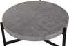 Couchtisch grau / Betonoptik ⌀ 70 cm BONITA Bild 4
