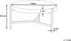 Couchtisch grau / Betonoptik ⌀ 70 cm BONITA Bild 3
