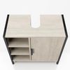 Playboy 'Jayden' Waschbeckenunterschrank mit Siphon-Ausschnitt, sanft schliessend, Spanplatte Wild Eiche Dekor, 60 x 60 x 30 cm Bild 5