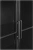 Schwarze Vintage Vitrine Kommode FERRE L Bild 5