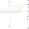Klemmmarkise Balkon Markise Sonnenschutz Terasse Fenstermarkise Balkonmarkise Sonnensegel Windschutz Balkon Rollo - 400 x 120 cm - Grau Bild 2
