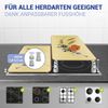WENKO Herd-Abdeckplatte Universal Modell Kornblumen, Glas, (Set, 2 tlg), Herdabdeckung für alle Herdarten, kratzfest, mit rutschfesten Füßen Bild 3