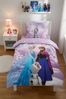 BrandMac Kinderbettwäsche Disney Frozen Bettwäsche-Set Anna, Elsa & Olaf 135x200cm, 1 teilig, Langlebig Bild 2