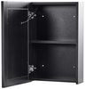 Bad Spiegelschrank LED CONDOR 40 cm 60 cm Schwarz Bild 4