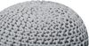 Pouf hellgrau ⌀ 50 cm CONRAD Bild 4