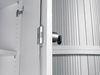 Garderobenschrank mit ausziehbarem Garderobenhalter, 80x42x192cm, Buche Bild 5