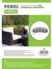 Wetterfeste Schutzhülle Abdeckung Trapez für Garten Lounge Set, 275x275x100cm Bild 4