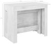 Esstisch >Pachino< in Weiß Hochglanz - 51x77x90cm (BxHxT) Bild 2