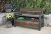 Keter Gartenbank inkl. Aufbewahrung Hudson 227 L Bild 5