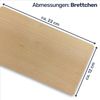 Gravidus Frühstücksbrett 5x Holz Frühstücksbrettchen Vesperbrett Brettchen Bild 5