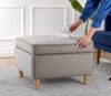 Hocker, 'Roscen', 43 x 63 x 63, Braun Bild 3