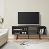 Fernsehschrank Vare 160x40x66 cm Schwarz [en. casa] Bild 2