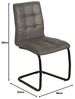 riess-ambiente Freischwinger MODENA vintage grau / schwarz (Einzelartikel, 1 St), Esszimmer · Microfaser · Metall · Industrial Bild 3