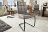 riess-ambiente Freischwinger MODENA vintage grau / schwarz (Einzelartikel, 1 St), Esszimmer · Microfaser · Metall · Industrial Bild 4