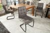 riess-ambiente Freischwinger MODENA vintage grau / schwarz (Einzelartikel, 1 St), Esszimmer · Microfaser · Metall · Industrial Bild 5