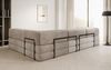 Luxusbetten24 Sofa Designer Sofa Lazy L, mit Aufklappfunktion und Cordbezug Bild 4