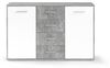 Forte ANTUZA Kommode B x H x T: 122,6 x 88,1 x 34,2, Holzwerkstoff, Betonoptik Hellgrau/Weiß, Groß Bild 4