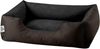BedDog 'LUPI' Hundebett, waschbar, mit Rand, Cordura / Microfaser-Velours, MOCCA (braun/schwarz), L 55 x B 40 x H 17 cm Bild 2