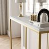 Lookway Konsolentisch Konsolentisch PRIME, Beistelltisch mit Oberfläche aus Matt, Breitea 80/100 cm Bild 4