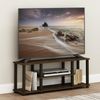 Furinno Entertainment/TV-Regal mit unterschiedlichen Ablageflächen, Walnuss/Braun, 29. 72x111. 25x41. 15 cm Bild 2