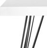 SAFAVIEH Contemporary Wooden Accent Table, in White and Black, 80 X 80 X 74.93 Bild 5