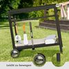 Royal Gourmet Grillwagen Grilltisch Outdoor Beistelltisch Garten Trolley Outdoorküche Multifunktioneller Arbeitstisch Werkbank für Outdoor BBQ Servierwagen Arbeitsplatte 85x50 cm Bild 4