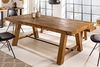 Industrial Esstisch FINCA 165cm Vintage braun recyceltes Pinienholz Tisch Küchentisch Bild 2