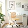 FurnitureR Bürostuhl für Jugendliche, Arbeitsstuhl ohne Armlehnen, höhenverstellbar, eleganter Studienstuhl für Zuhause und Büro, Morandi Gelb Bild 2
