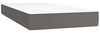 vidaXL Boxspringbett mit Matratze Grau 90x190 cm Kunstleder 3142819 Bild 5