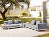 Lounge Set mit Tisch MISSANELLO Grau Bild 2
