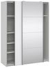 Dmora - Kleiderschrank 2 Türen Diandra, Schlafzimmermöbel, Schrank, Garderobe, 150x61 h200 cm, Weiß Bild 5